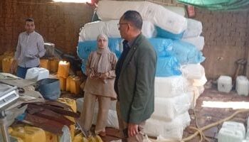 محافظ المنوفية: ضبط 15 طن أسمدة زراعية سائلة مجهولة المصدر