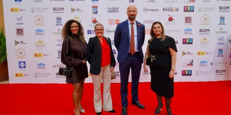 سفير النرويج بمصر يحضر الدورة الثانية عشرة من مهرجان الإسكندرية للأفلام القصيرة