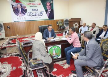محافظ المنوفية يدشن أولى مبادرة كلنا عندك من قويسنا لحل شكاوى المواطنين