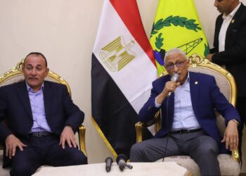 بالصور.. مجاور والعرجانى يتفقدان مدينة السلام الجديدة جنوب مدينة رفح