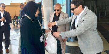 مغادرة أول أفواج الحج البري من ميناء نويبع البحري