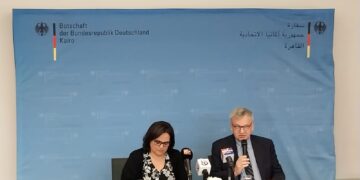 سفير ألمانيا بالقاهرة فى مؤتمر صحفى : تعاون استراتيجي متصاعد مع مصر في الطاقة والتعليم