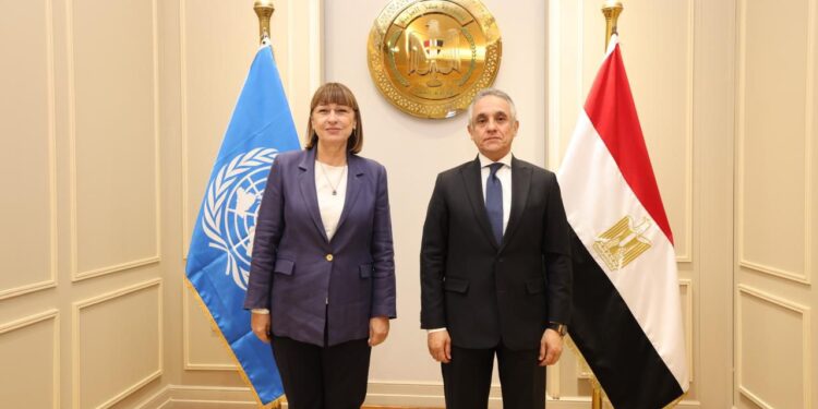 وزير العدل يلتقي المنسقة المقيمة للأمم المتحدة في مصر لبحث تعزيز التعاون في مجالات العدالة وسيادة القانون