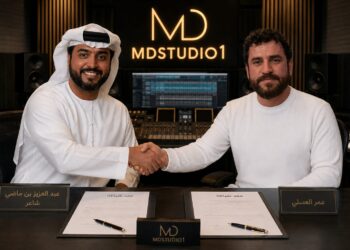 تعاون فني يجمع الشاعر عبدالعزيز بن ماضي والمنشد عمر العسلي برعاية MD Studio1