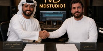 تعاون فني يجمع الشاعر عبدالعزيز بن ماضي والمنشد عمر العسلي برعاية MD Studio1