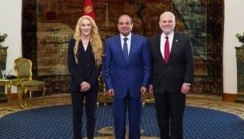 الرئيس السيسى لوفد مؤتمر رؤساء المنظمات اليهودية الأمريكية الكبرى: التسوية الشاملة والعادلة للقضية الفلسطينية السبيل الوحيد لضمان تحقيق السلام