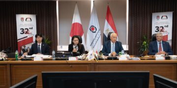 وزير التعليم العالي يفتتح اجتماع مجلس أمناء الجامعة المصرية اليابانية برئاسة معالى الأستاذ الدكتور. هانى هلال في دورته الثانية والثلاثين