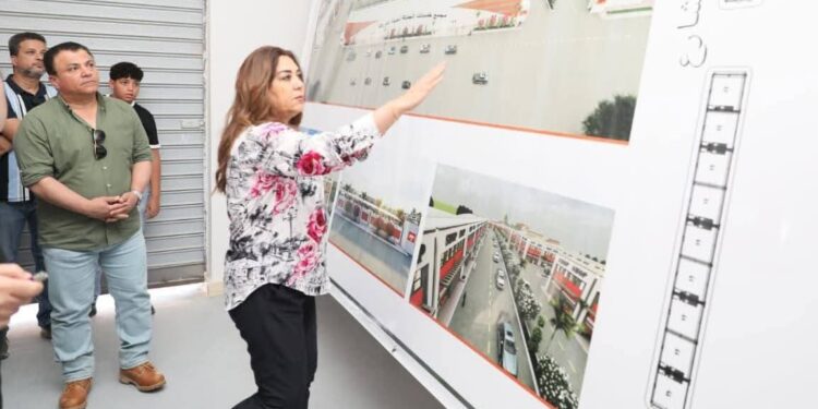 وزيرة التنمية المحلية والبيئة ومحافظ البحر الأحمر يتفقدان الموقف التنفيذي لإنشاء مجمع خدمات سوق الجملة ب الغردقة بتكلفة تتجاوز 226 مليون جنيه