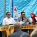 محمد فودة رئيس شركة مياه القليوبية يبحث مطالب المواطنين بحضور النائب حاتم الشامى