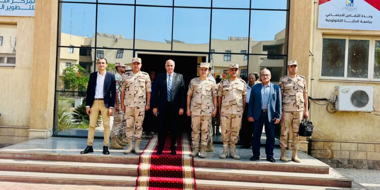 رئيس جامعة الدلتا التكنولوجية يستقبل المستشار العسكري لمحافظة المنوفية لبحث تعزيز التعاون وترسيخ قيم الإنتماء الوطنى