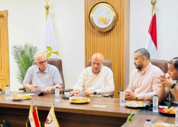 نائب وزيرة الإسكان للمرافق ونائب رئيس الهيئة لقطاع المرافق في زيارة تققدية لمشروعات البنية التحتية بمدينة العبور الجديدة