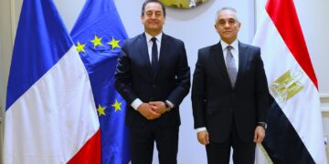 وزير العدل يستقبل سفير جمهورية فرنسا بالقاهرة لبحث أفق التعاون القضائي المشترك