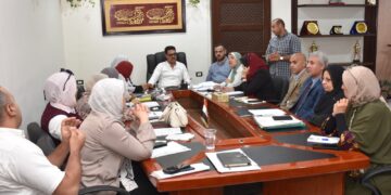رئيس مياه القليوبية يعقد اجتماع المجلس التنفيذي للفروع لمتابعة الأداء ورفع كفاءة الخدمات