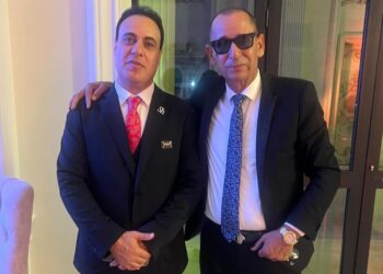 حسام بسيوني يحتفي بزفاف الدكتور أحمد نجل رجل الأعمال شعبان الجنايني على كريمة أسامة المكباتي