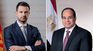 فى اول زيارة له للقاهرة …الرئيس السيسى يستقبل رئيس الجبل الأسود