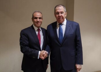 وزير الخارجية المصرى يلتقي نظيره الروسي