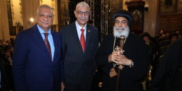 رئيس جامعة المنوفية يشهد احتفالية اليوبيل الذهبي لسيامة وتجليس الأنبا بنيامين ويشيد بمسيرته الوطنية والإنسانية ويؤكد: الوحدة الوطنية أساس التنمية وبناء الإنسان