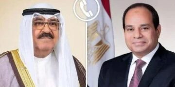 فى اتصال هاتفى مع الرئيس السيسى أمير الكويت يثمّن موقف مصر الراسخ والداعم لأمن واستقرار الدول العربية