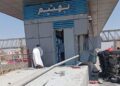 اصطدام سيارة بمحطة بهتيم للأتوبيس الترددي وتأخير حركة التشغيل