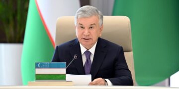 كلمة رئيس جمهورية أوزبكستان في الاجتماع التشاوري غير الرسمي لرؤساء دول آسيا الوسطى وأذربيجان