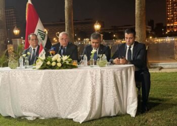 خلال استقباله نخبة من الجالية العراقية في مصر