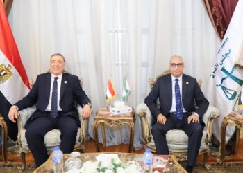 رئيس مجلس الدولة يستقبل رئيس المحكمة الدستورية العليا لتقديم التهنئة لسيادته