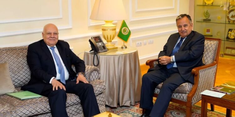 أمين عام اتحاد الجامعات العربية يلتقي الأمين العام لجامعة الدول العربية