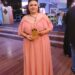 تكريم الأخصائية الدولية في التزيين فداء منذر خلال حفل Miss Aurora 2026