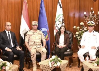 محافظ البحيره ورئيس جامعة دمنهور يشهدان فعاليات التدريب العملي المشترك لمجابهة الأزمات والكوارث صقر 171