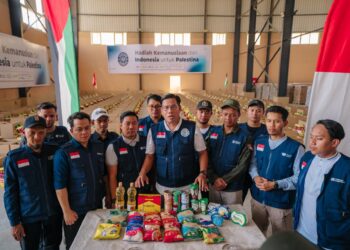 ائتلاف إنساني إندونيسي يرسل ست شاحنات مساعدات إلى الشعب الفلسطيني تزامنًا مع عيد استقلال إندونيسيا