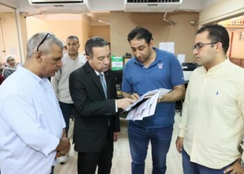 محافظ المنوفية يتفقد المركز التكنولوجي بشبين الكوم لمتابعة انتظام سير العمل ونسب إنجاز معدلات التنفيذ بملفات التصالح ورخص المحال العامة