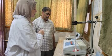 مياه المنوفية:متابعة ميدانية لمحطات مياه الشرب بنواحي المحافظة .